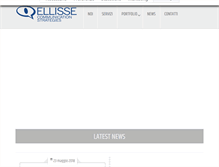 Tablet Screenshot of ellisse.it